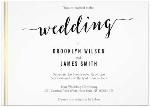 black-and-white-wedding-invitations-gold-lines