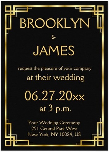 Art-Deco-Black-And-Gold-Wedding-Invitations